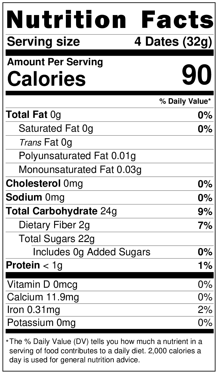 Dates, Deglet Noor, Pitted, Organic - Country Life Natural Foods