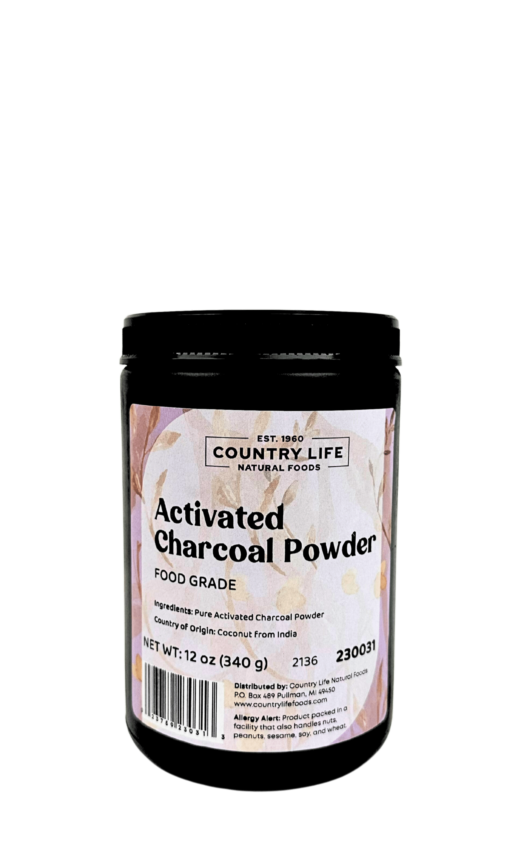 Charcoal Powder, Activated - Country Life Natural Foods