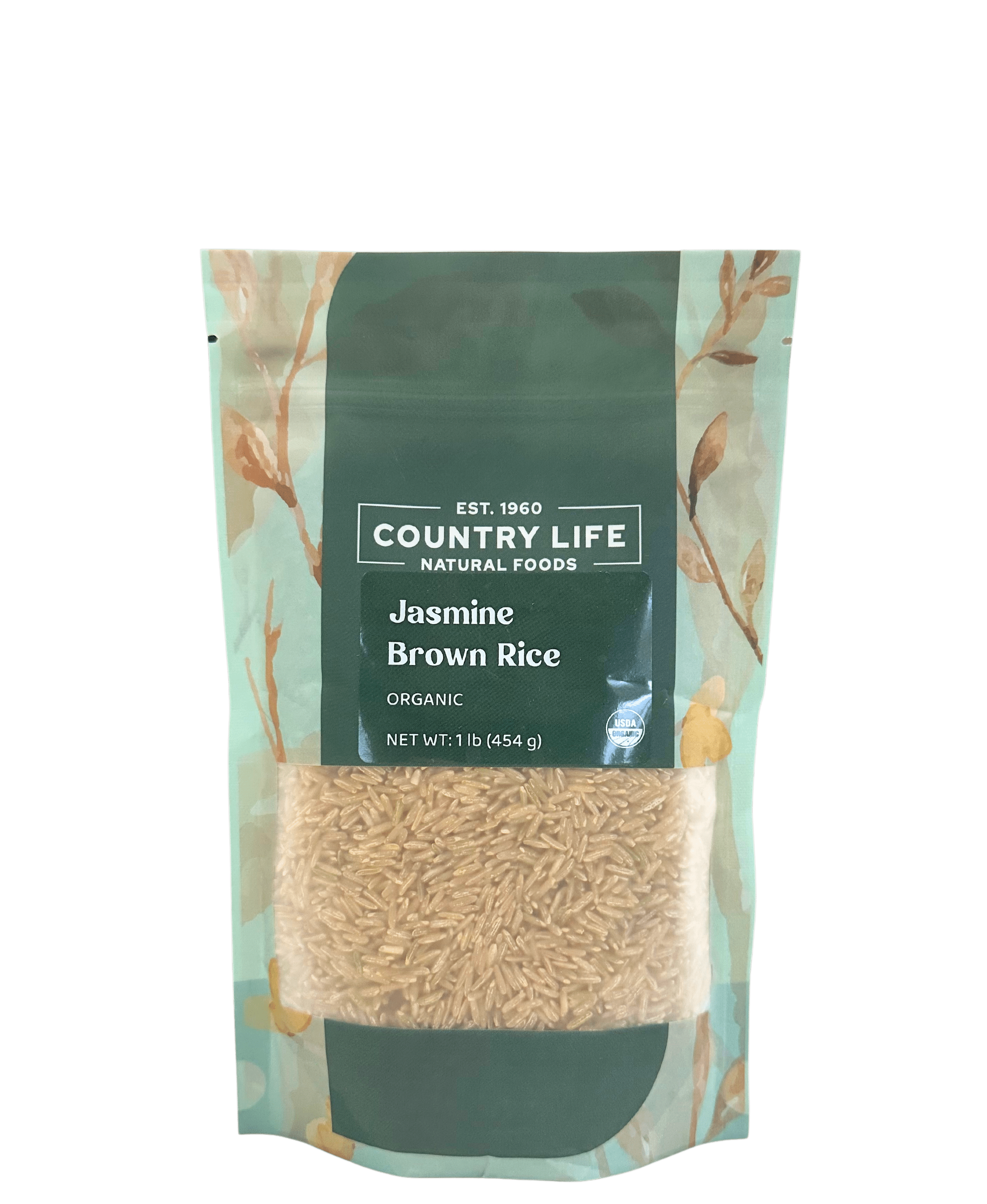 Jasmine Rice, Brown, Organic, Rice - Country Life Natural Foods