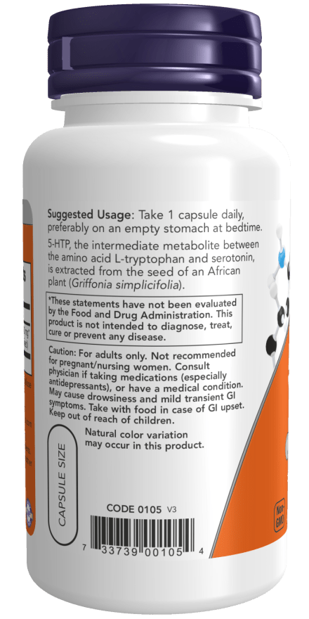 5-HTP 100mg, Vitamins & Supplements - Country Life Natural Foods