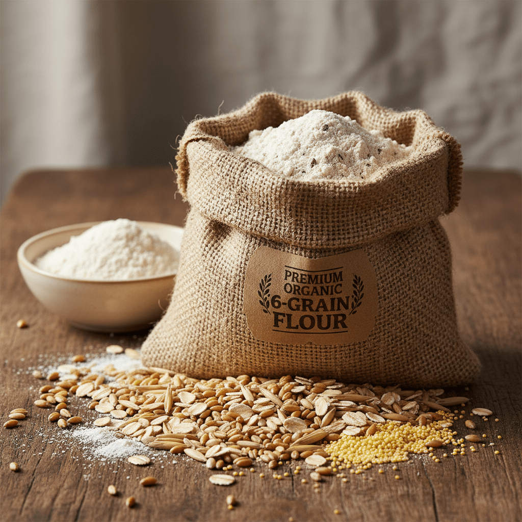 6 - Grain Flour, Organic - Country Life Natural Foods
