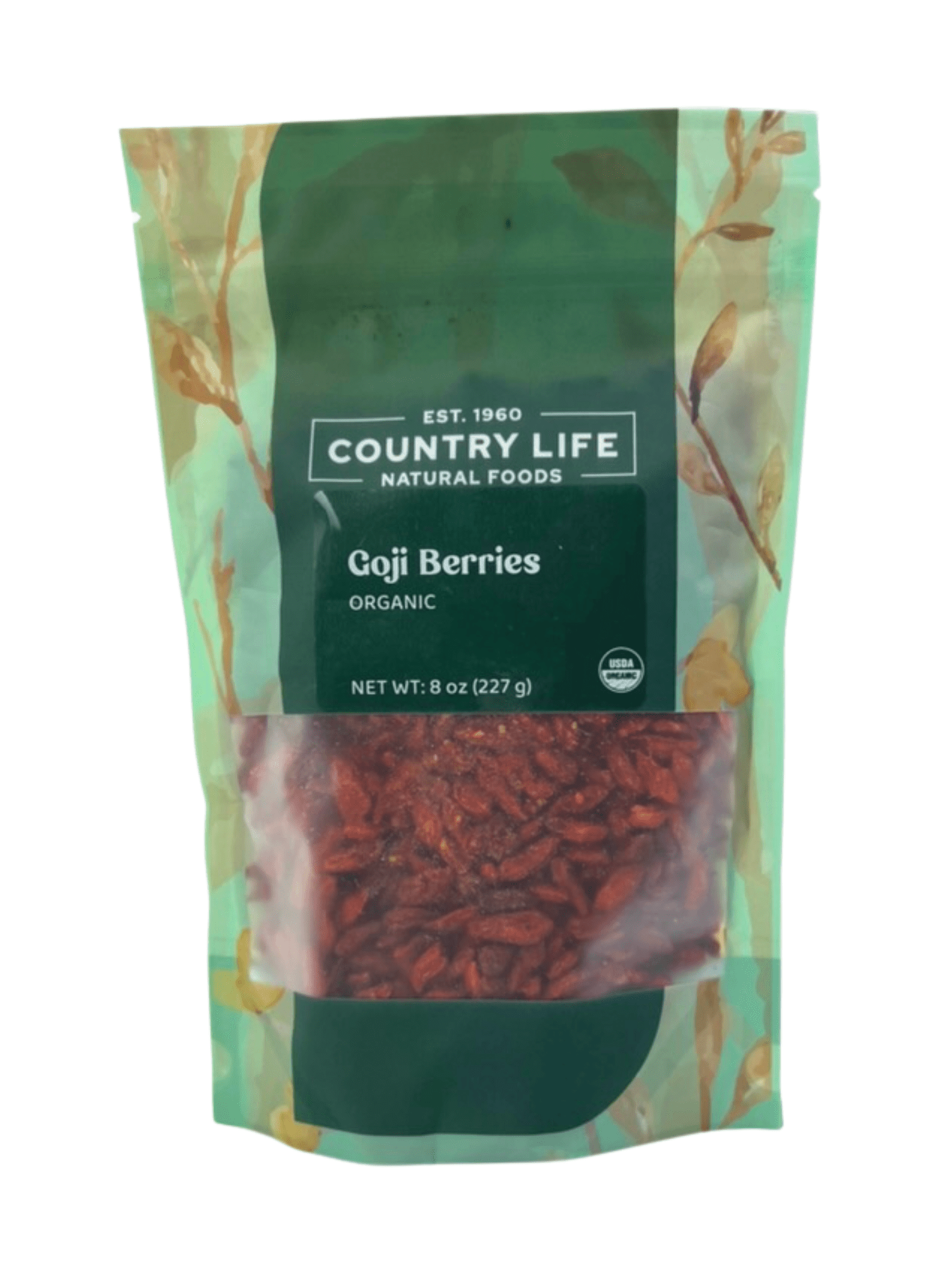 Goji Berries, Organic, Dried Fruit - Country Life Natural Foods