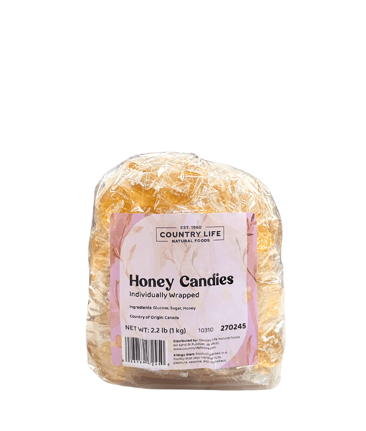 Honey Candies, Individually Wrapped - Country Life Natural Foods