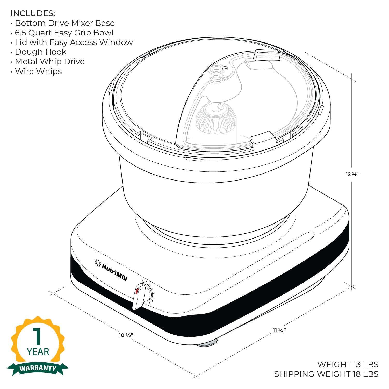 NutriMill Artiste Mixer - Country Life Natural Foods