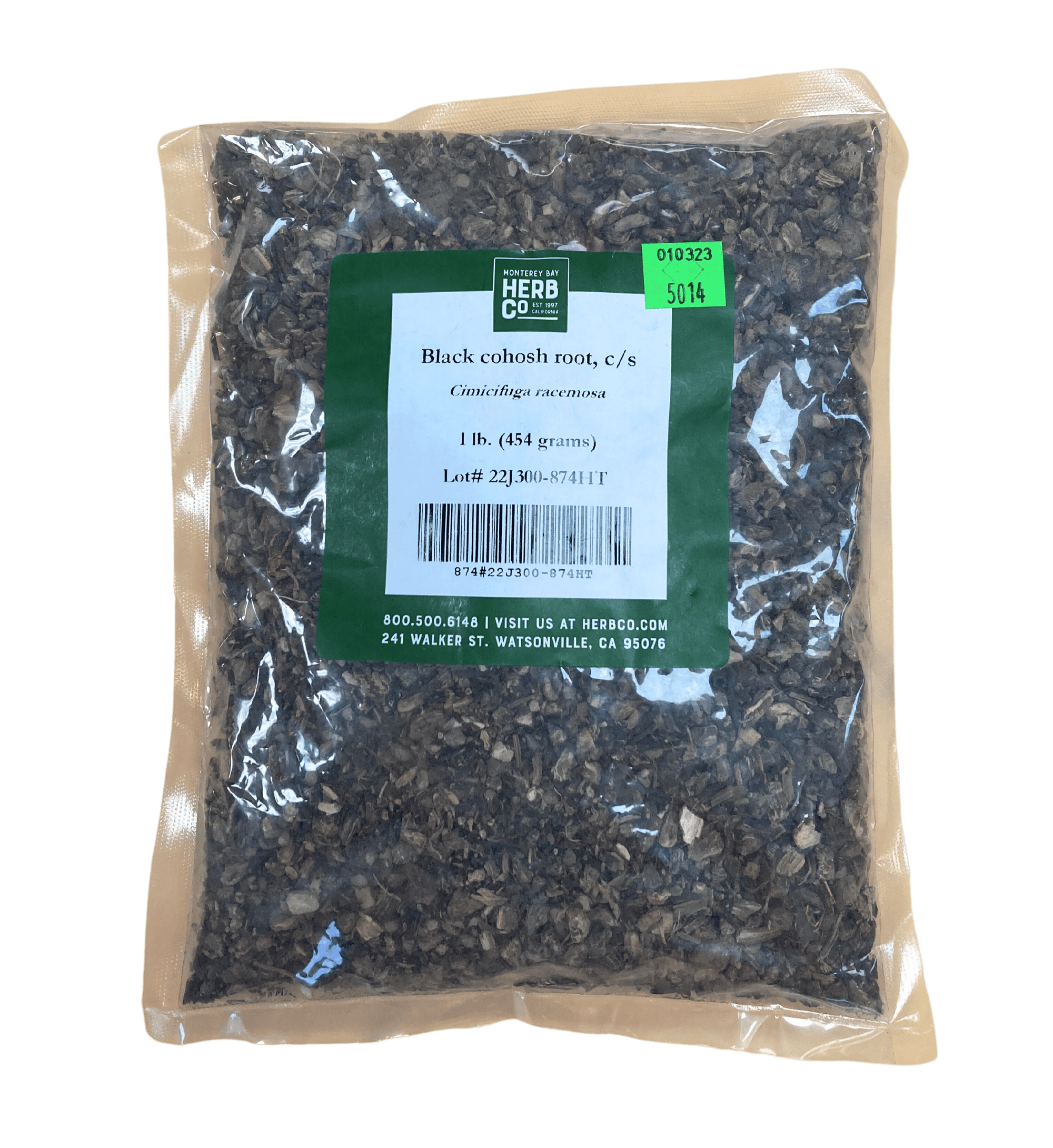 Black Cohosh Root, Cut, Sifted, Herbs - Country Life Natural Foods