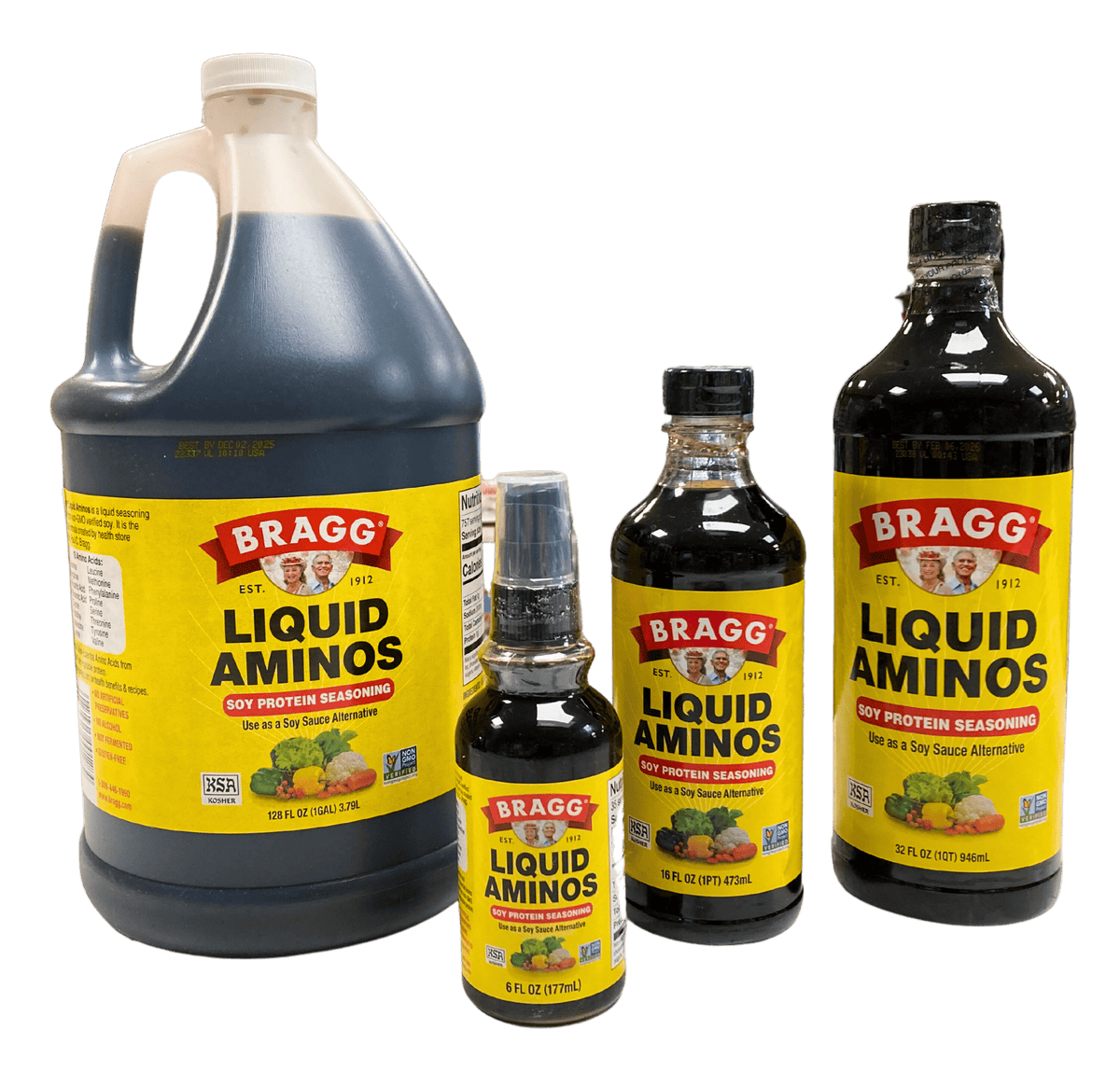 Liquid Aminos, Braggs, Oil & Vinegar - Country Life Natural Foods