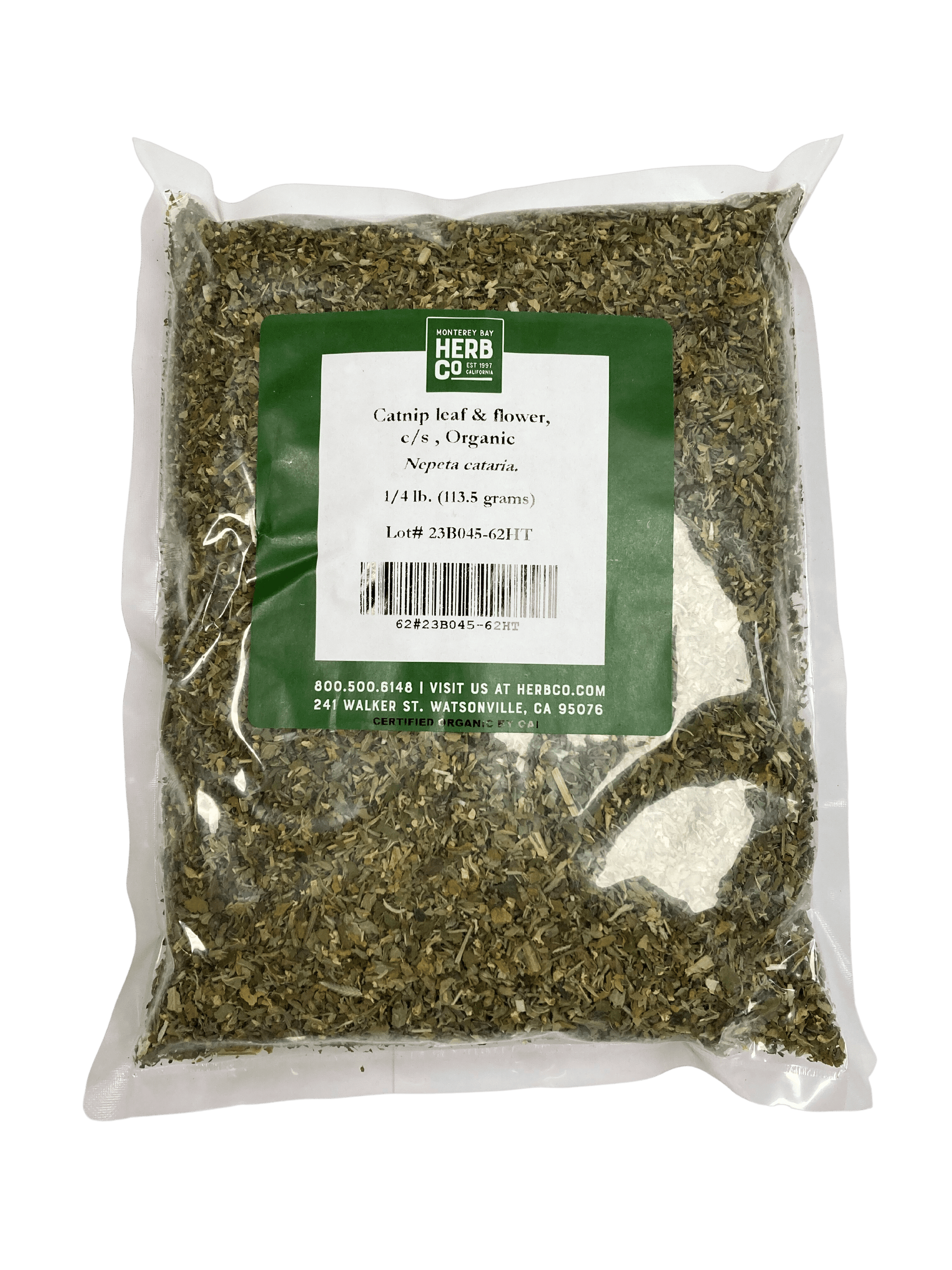 Catnip Leaf and Flower, Organic, Cut, Sifted, Herbs - Country Life Natural Foods