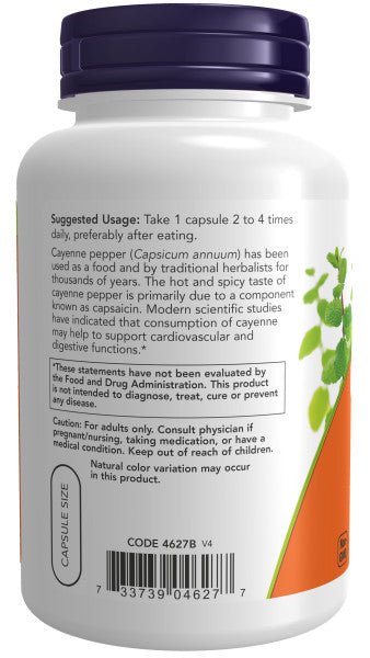 Cayenne 500 mg, Vitamins & Supplements - Country Life Natural Foods