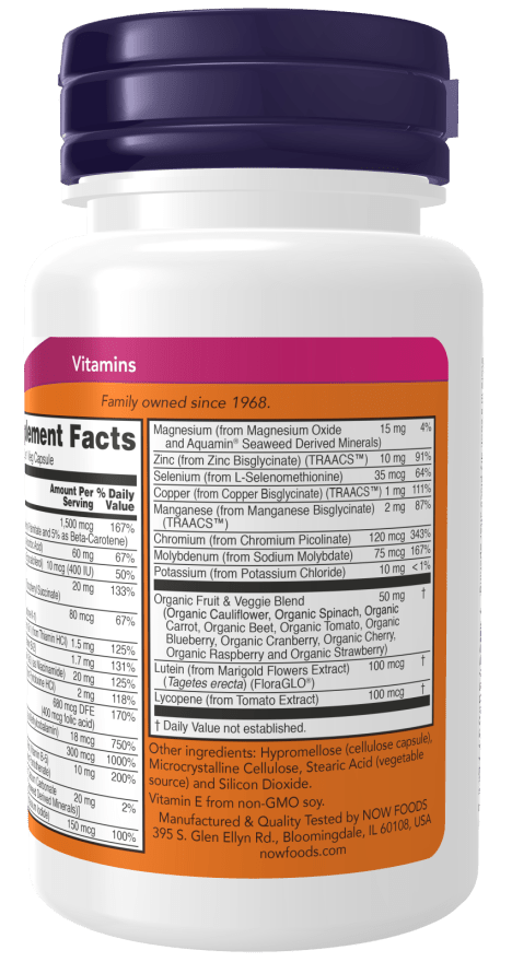 Daily Vits™ Veg Capsules - Multivitamin & Mineral, Vitamins & Supplements - Country Life Natural Foods