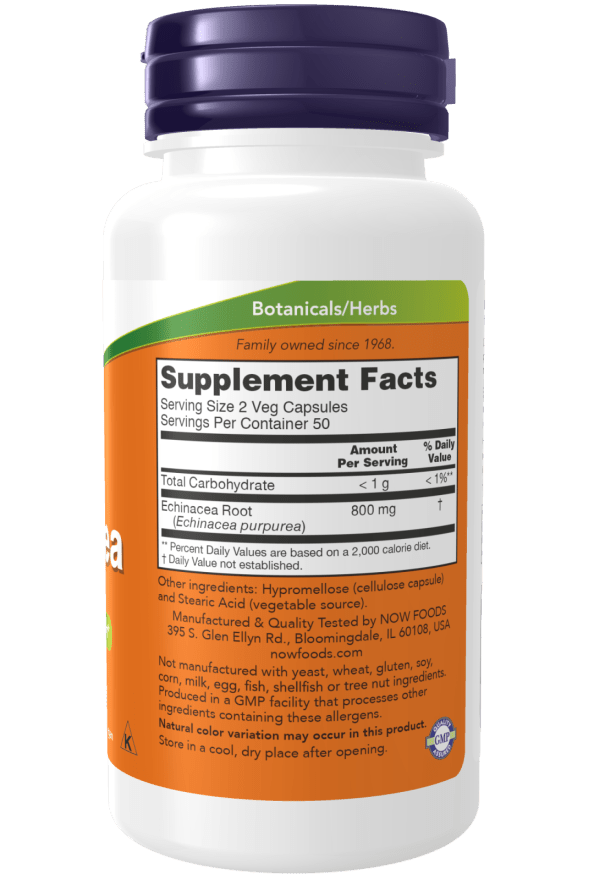 Echinacea 400 mg Veg Capsules, Vitamins & Supplements - Country Life Natural Foods