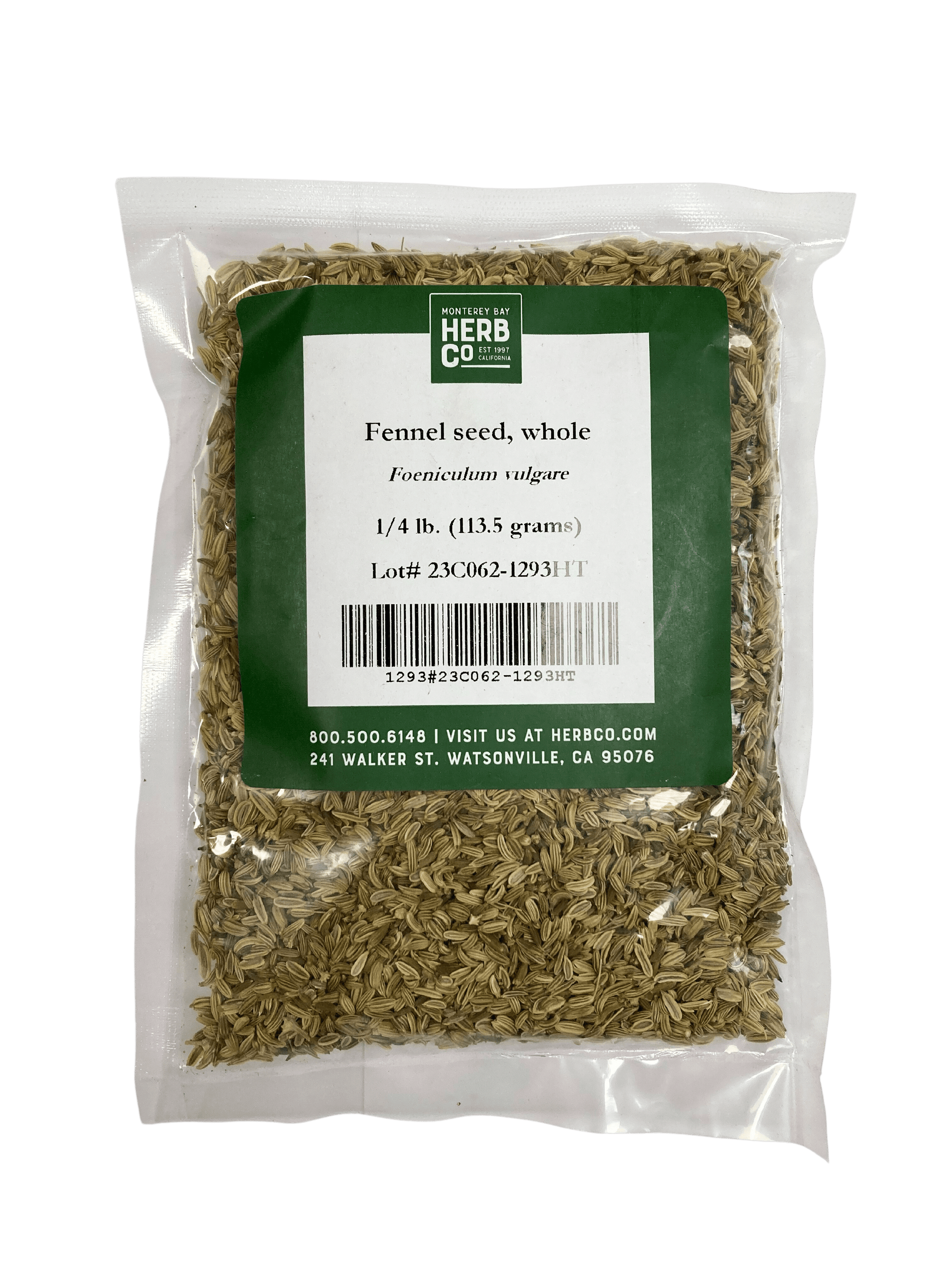 Fennel Seed, Whole, Herbs - Country Life Natural Foods