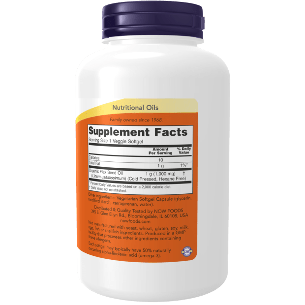 Flax Oil 1,000mg Vegan Formula, Vitamins & Supplements - Country Life Natural Foods