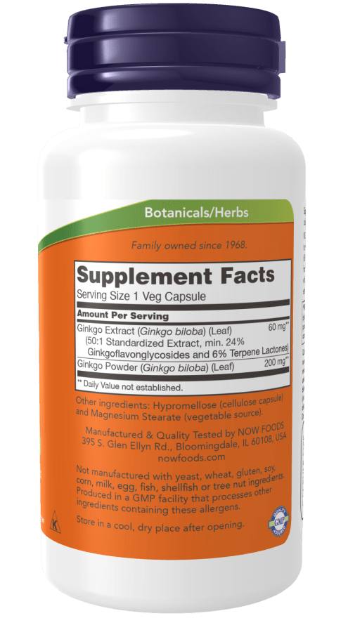 Ginkgo Biloba, Vitamins & Supplements - Country Life Natural Foods