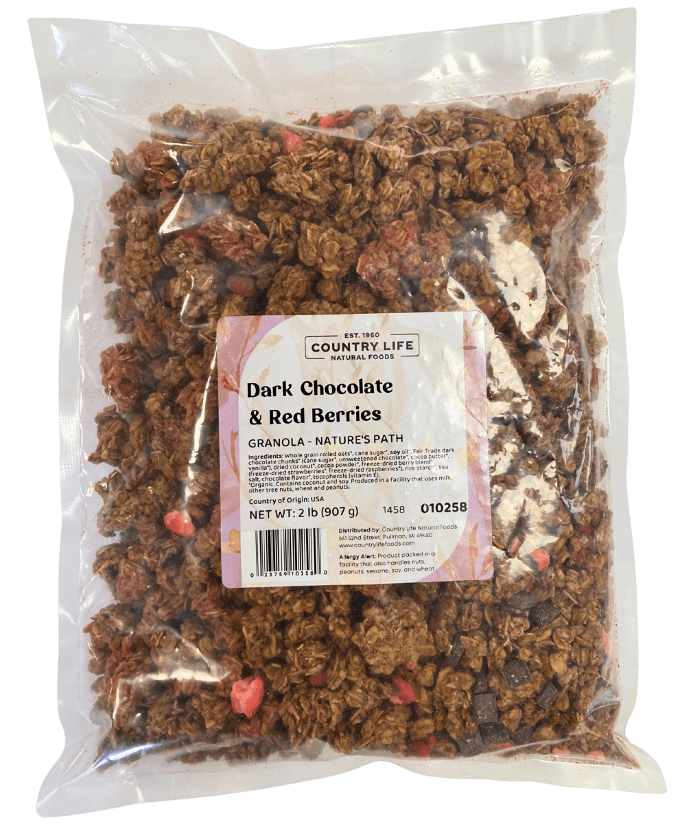 Granola, Dark Chocolate & Red Berries, Nature's Path, Cereals & Granolas - Country Life Natural Foods