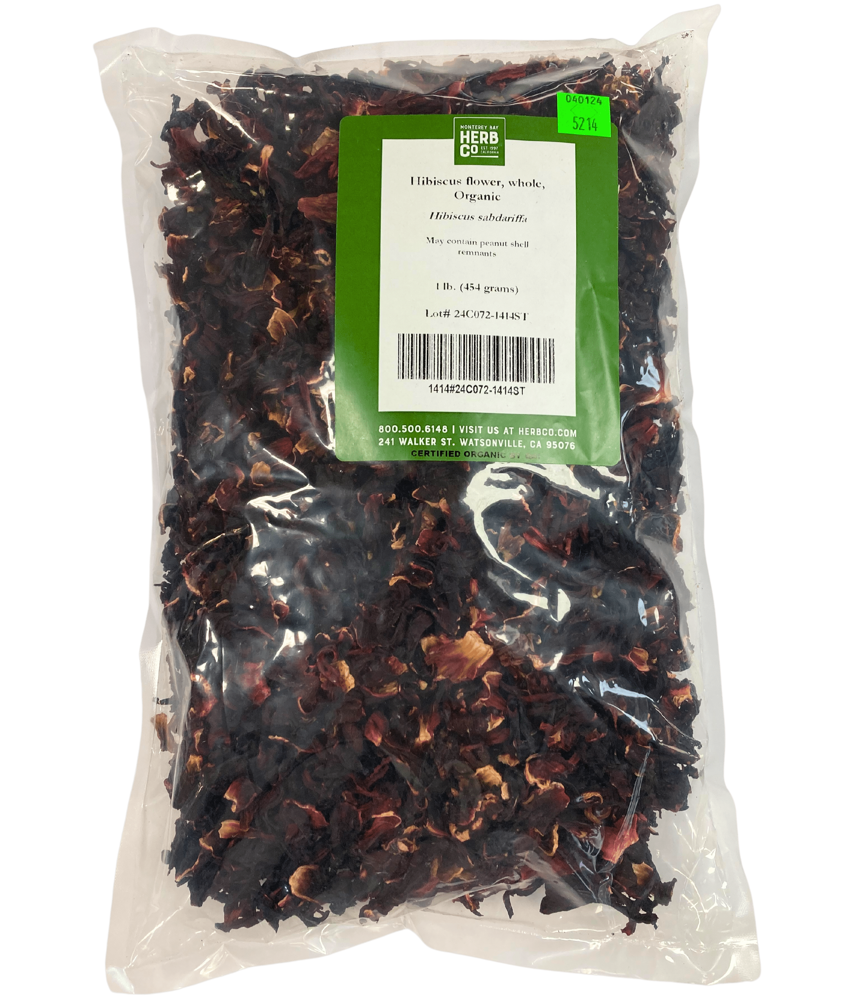 Hibiscus Flowers, Organic, Herbs - Country Life Natural Foods