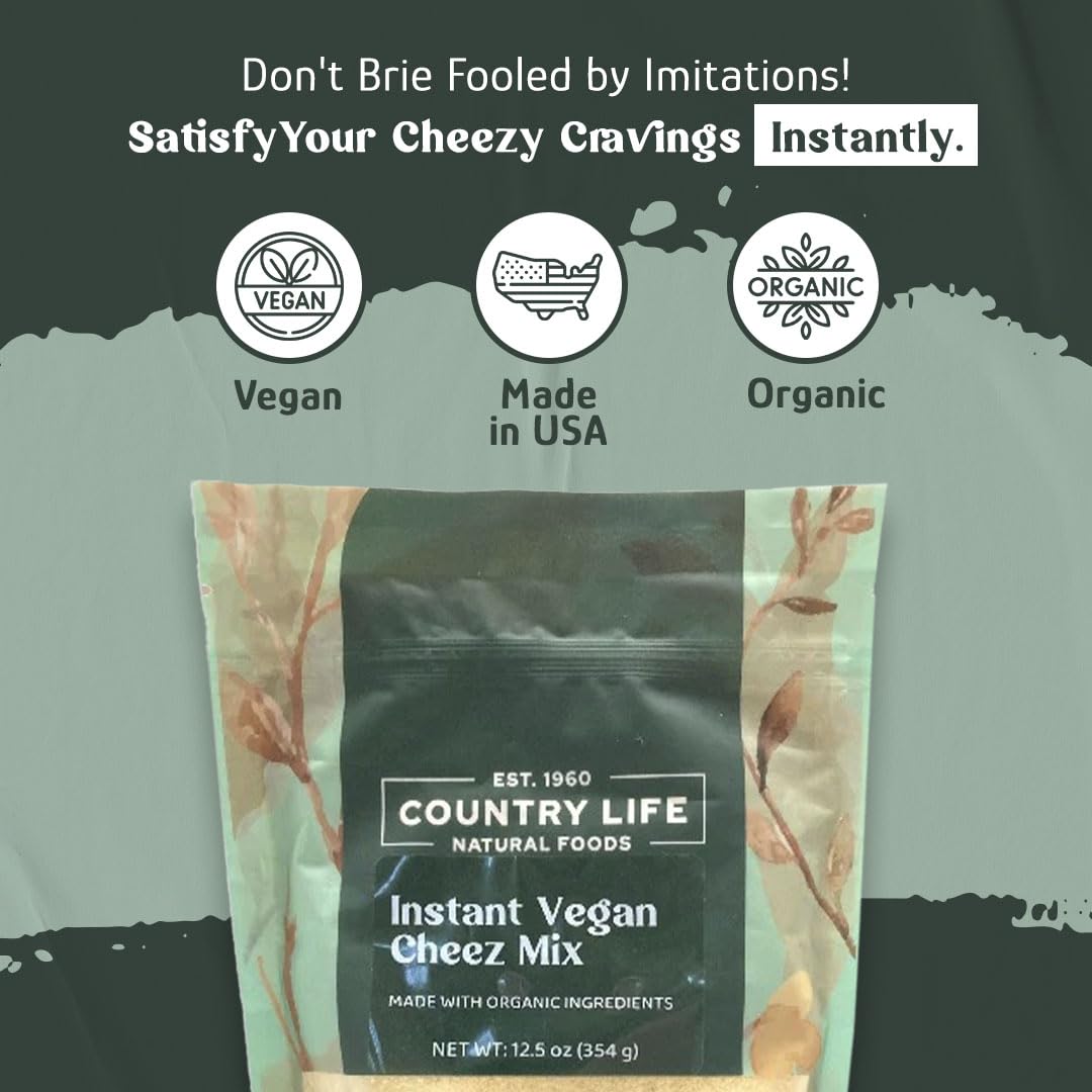 Cheez Mix, Vegan, Instant - Country Life Natural Foods