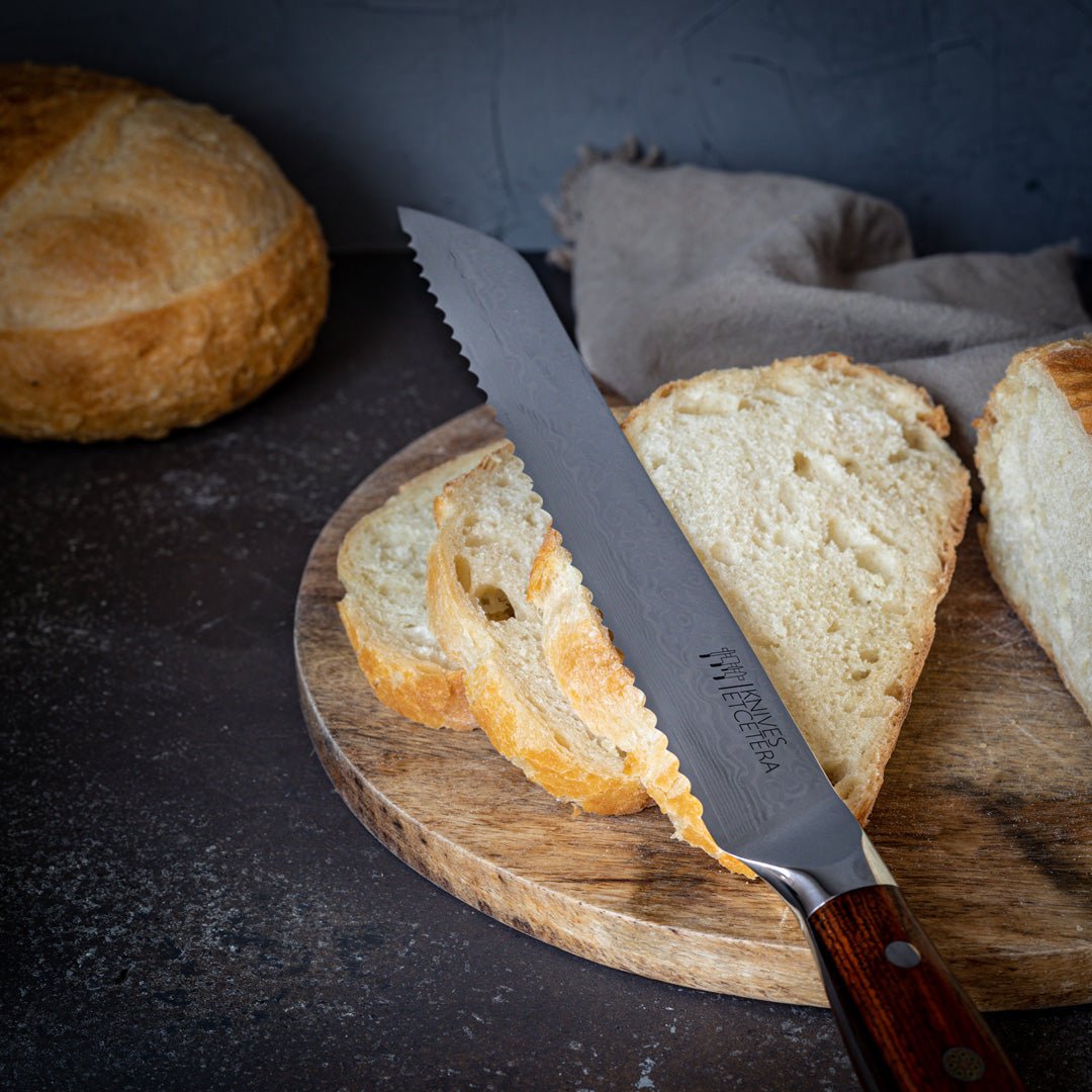 9" Serrated Damascus Bread Knife - Country Life Natural Foods