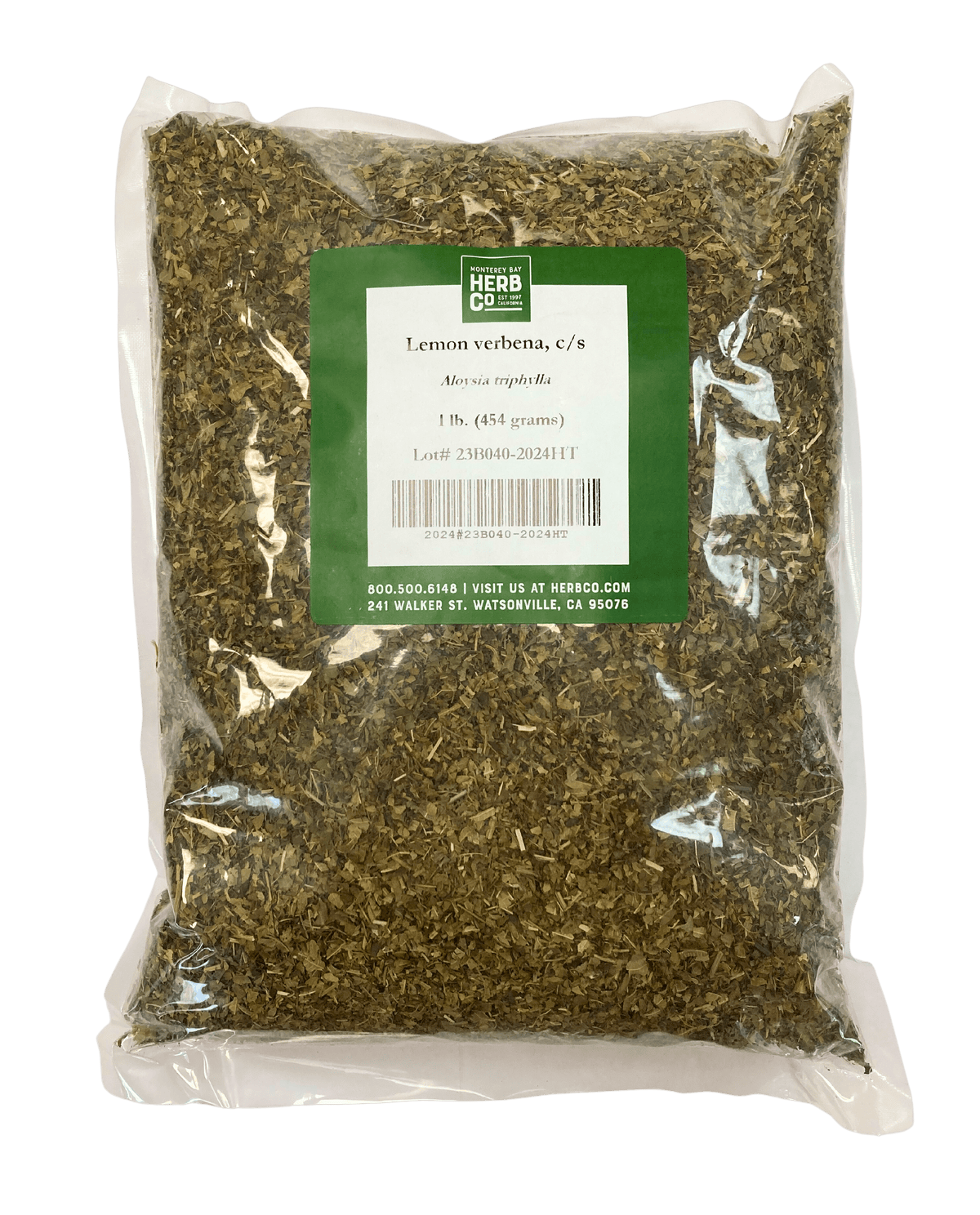 Lemon Verbena, Cut, Sifted, Herbs - Country Life Natural Foods