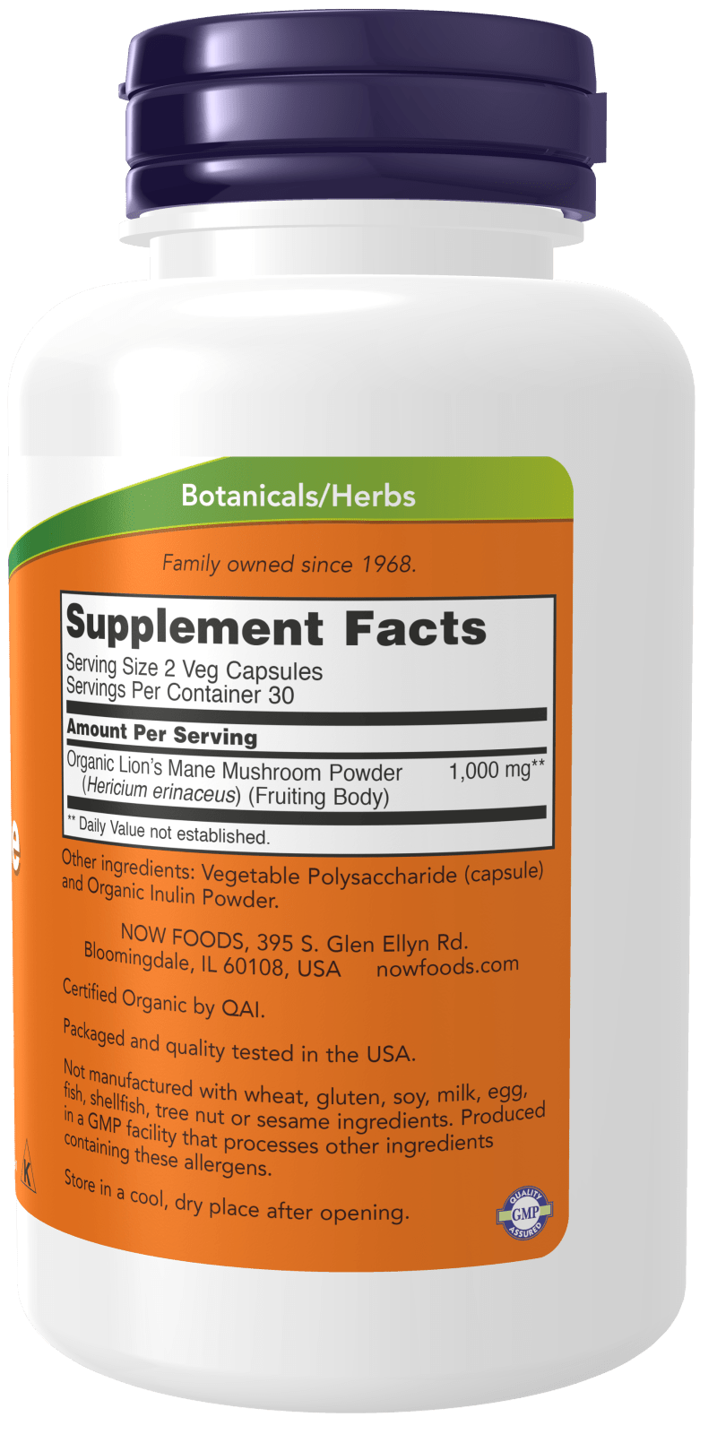 Lion's Mane 500 mg, Vitamins & Supplements - Country Life Natural Foods