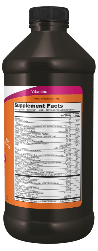 Liquid Multi Vitamin & Mineral - Country Life Natural Foods