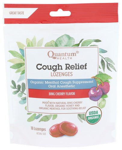 Cough Relief Lozenges, Organic, Quantum Health, Vitamins & Supplements - Country Life Natural Foods