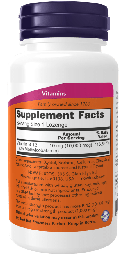 Methyl B-12 Extra Strength 10,000mcg, Vitamins & Supplements - Country Life Natural Foods