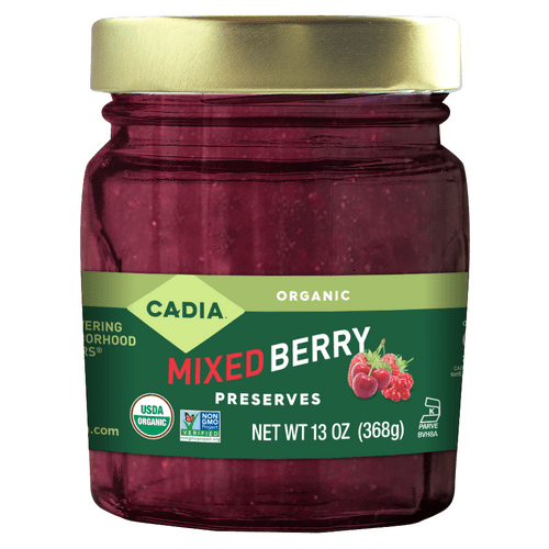 Mixed Berry Preserves, Organic, Cadia, Jams Jellies & Preserves - Country Life Natural Foods