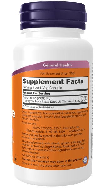 Nattokinase 100 mg, Vitamins & Supplements - Country Life Natural Foods