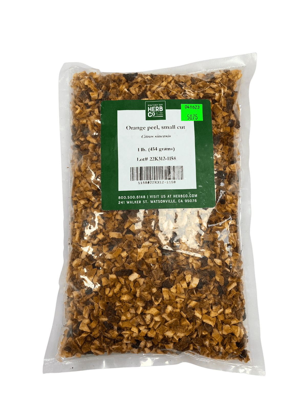 Orange Peel, Cut, Sifted, Herbs - Country Life Natural Foods