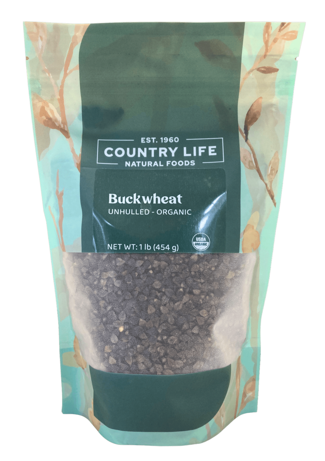 Buckwheat, Unhulled For Sprouting, Organic, Seeds - Country Life Natural Foods