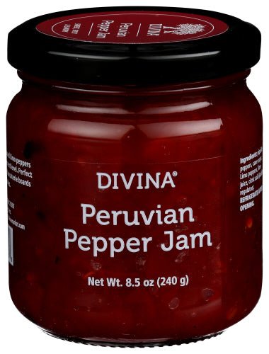 Peruvian Pepper Jam, Divina, Jams Jellies & Preserves - Country Life Natural Foods