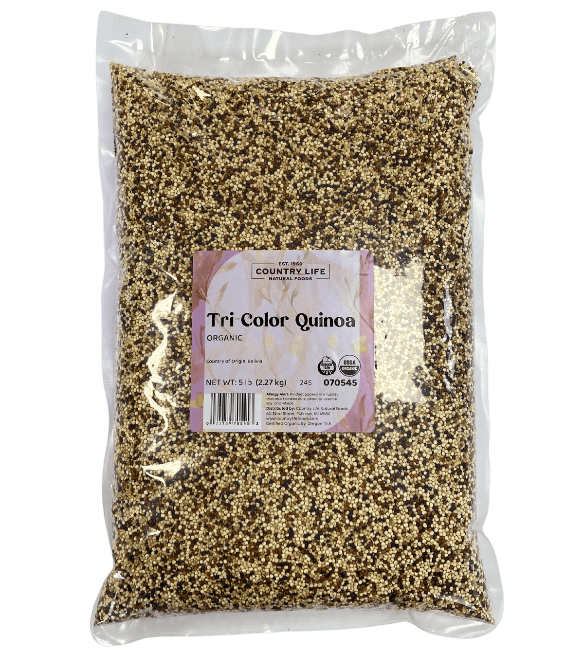 Tri-Color Quinoa, Organic - Country Life Natural Foods