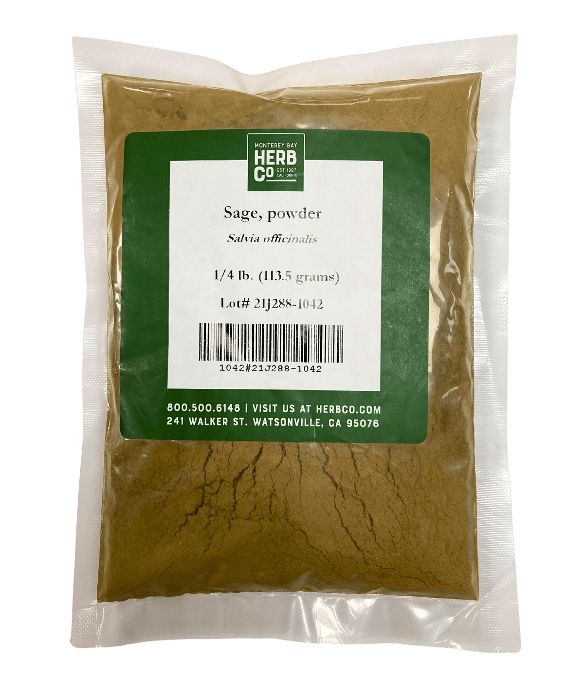 Sage Powder, Herbs Spices & Seasonings - Country Life Natural Foods
