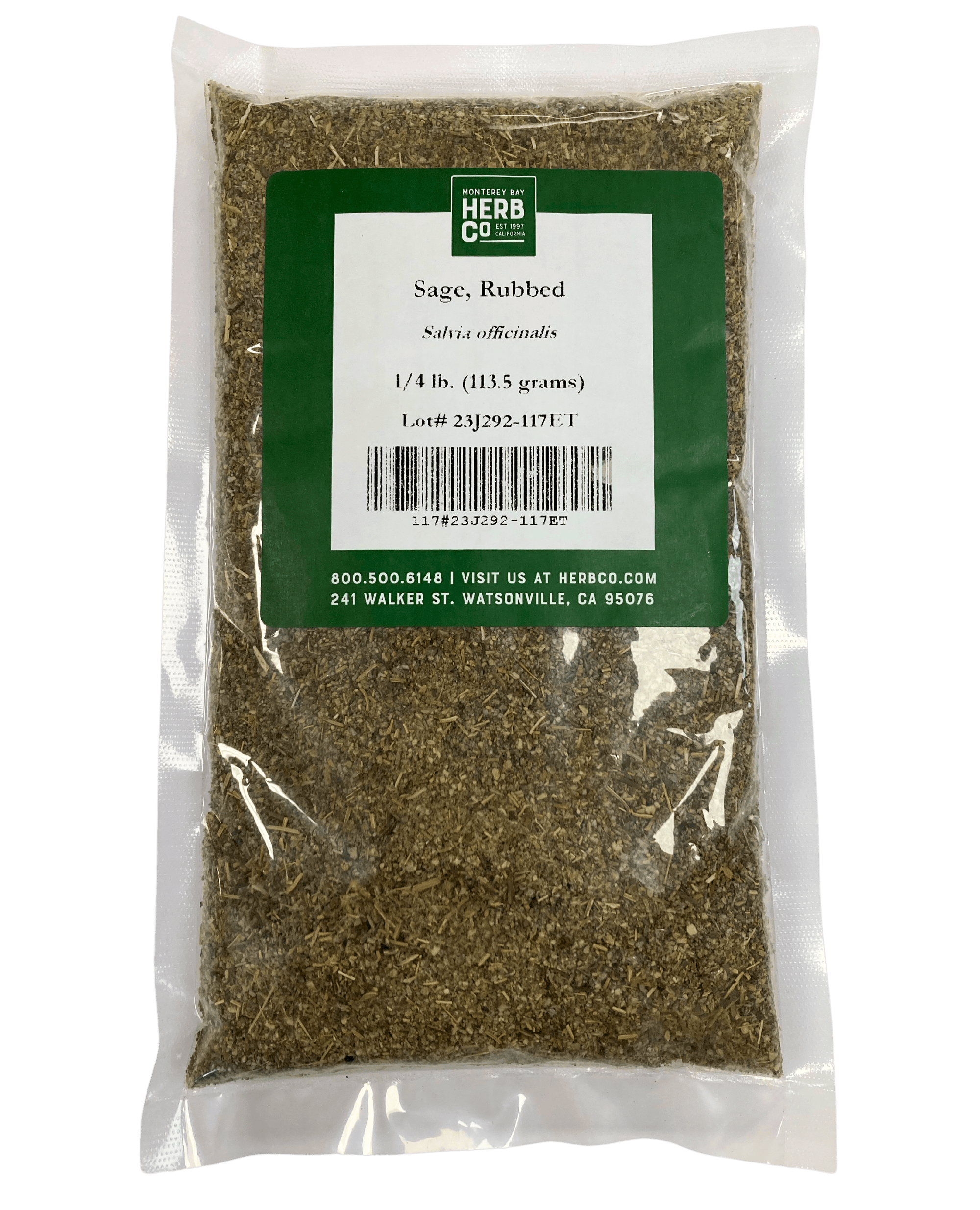 Sage, Rubbed, Herbs Spices & Seasonings - Country Life Natural Foods