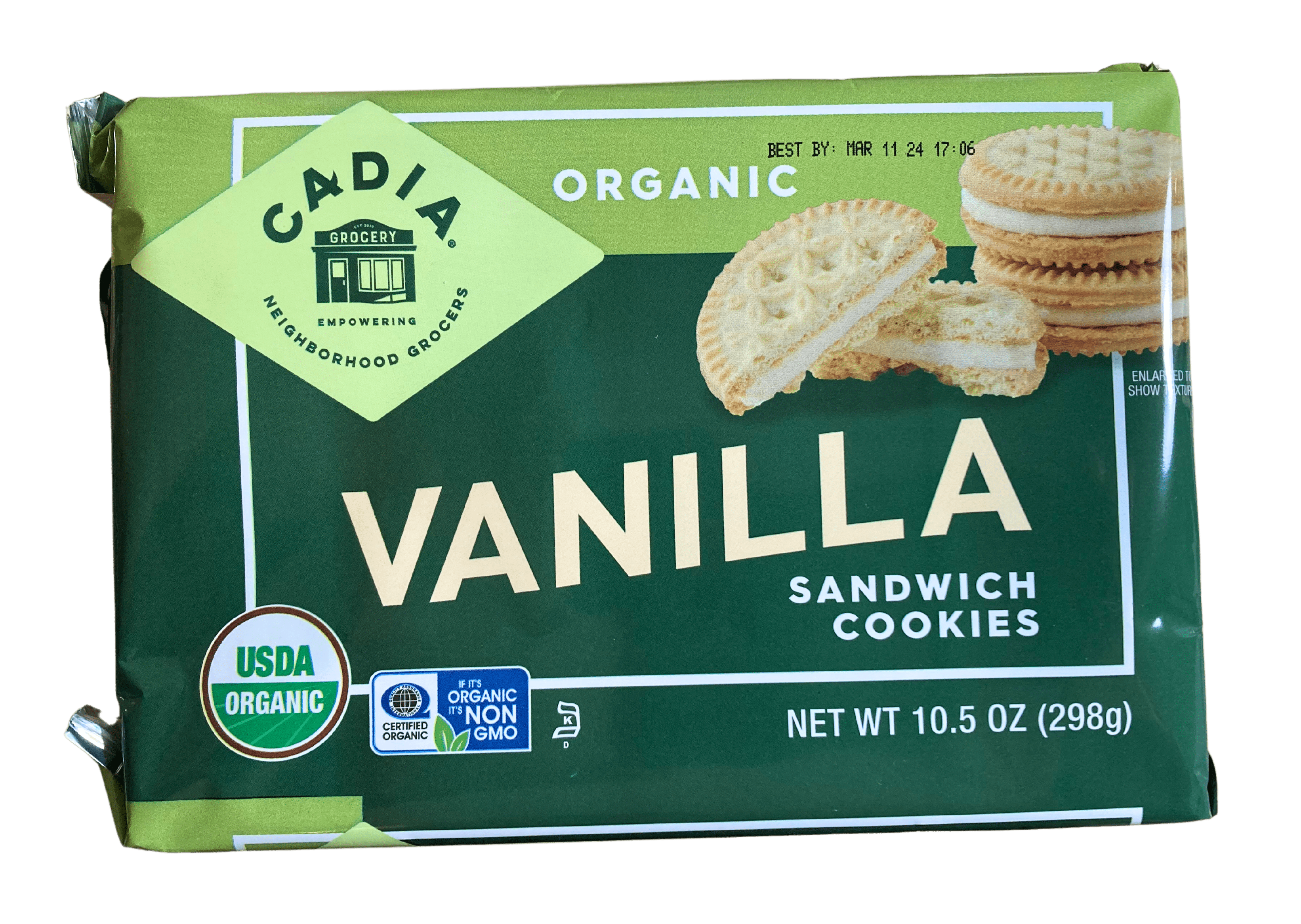 Sandwich Cookies, Organic, Cadia - Country Life Natural Foods