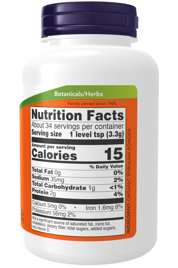 Organic Spirulina Powder, Vitamins & Supplements - Country Life Natural Foods