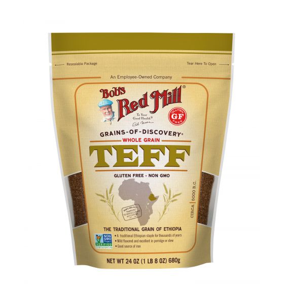 Teff Grain, Gluten-Free, Bob's Red Mill, Grains - Country Life Natural Foods