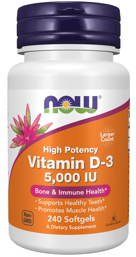 Vitamin D-3 5,000 IU High Potency - Country Life Natural Foods