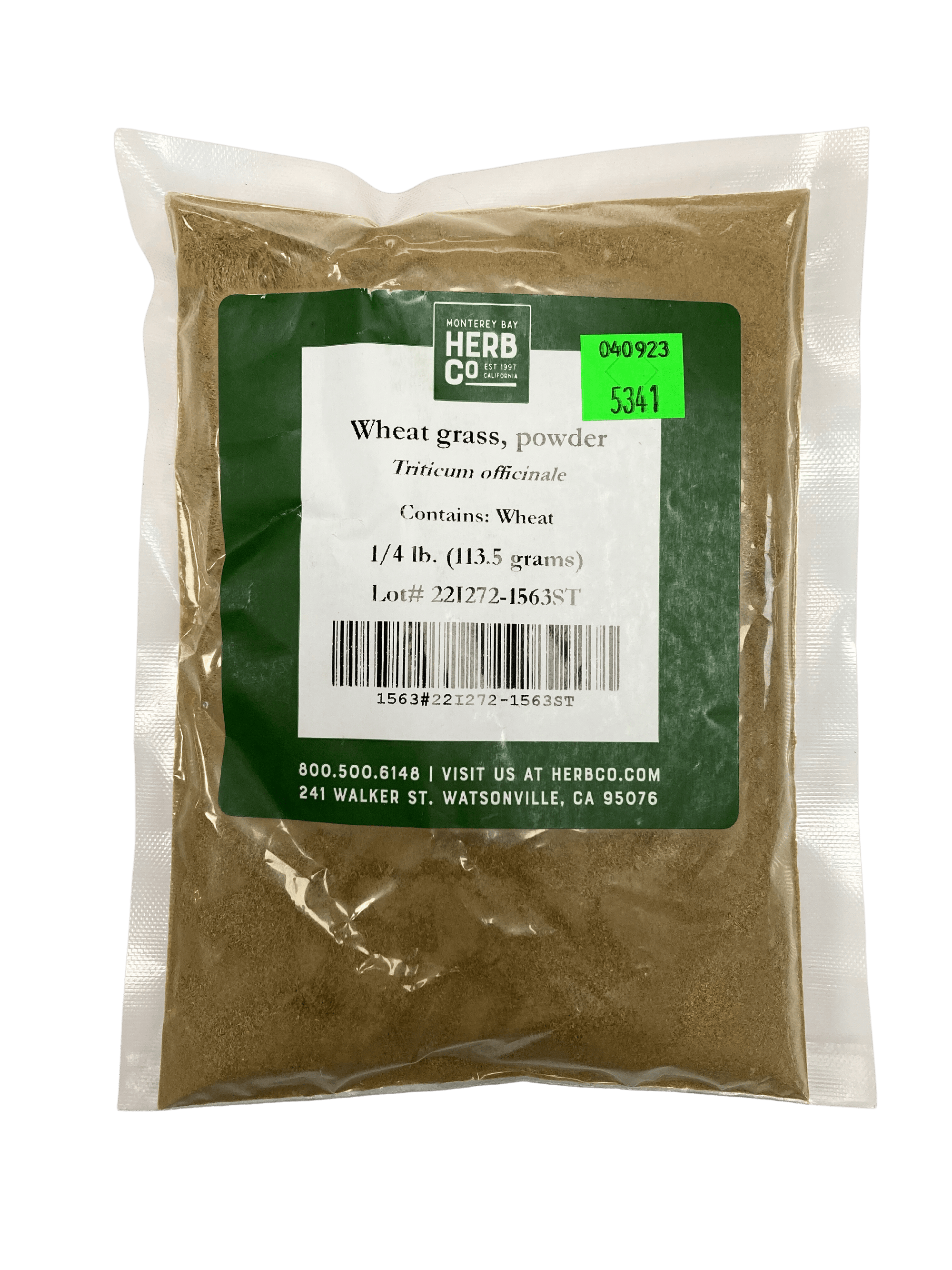 Wheatgrass Powder, Herbs - Country Life Natural Foods