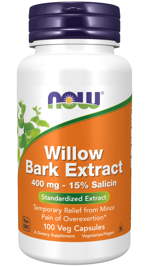 Willow Bark Extract 400mg-15% Salicin, Vitamins & Supplements - Country Life Natural Foods