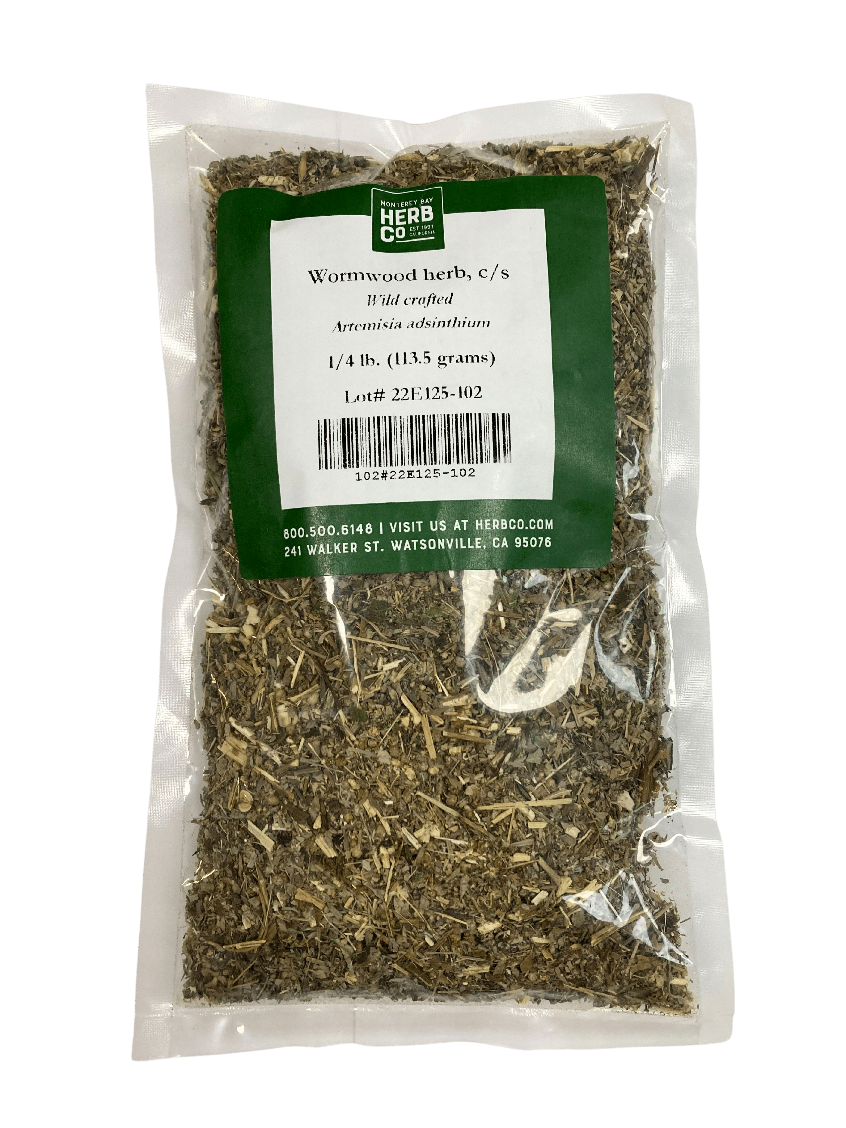 Wormwood Herb, Cut, Sifted, Herbs - Country Life Natural Foods