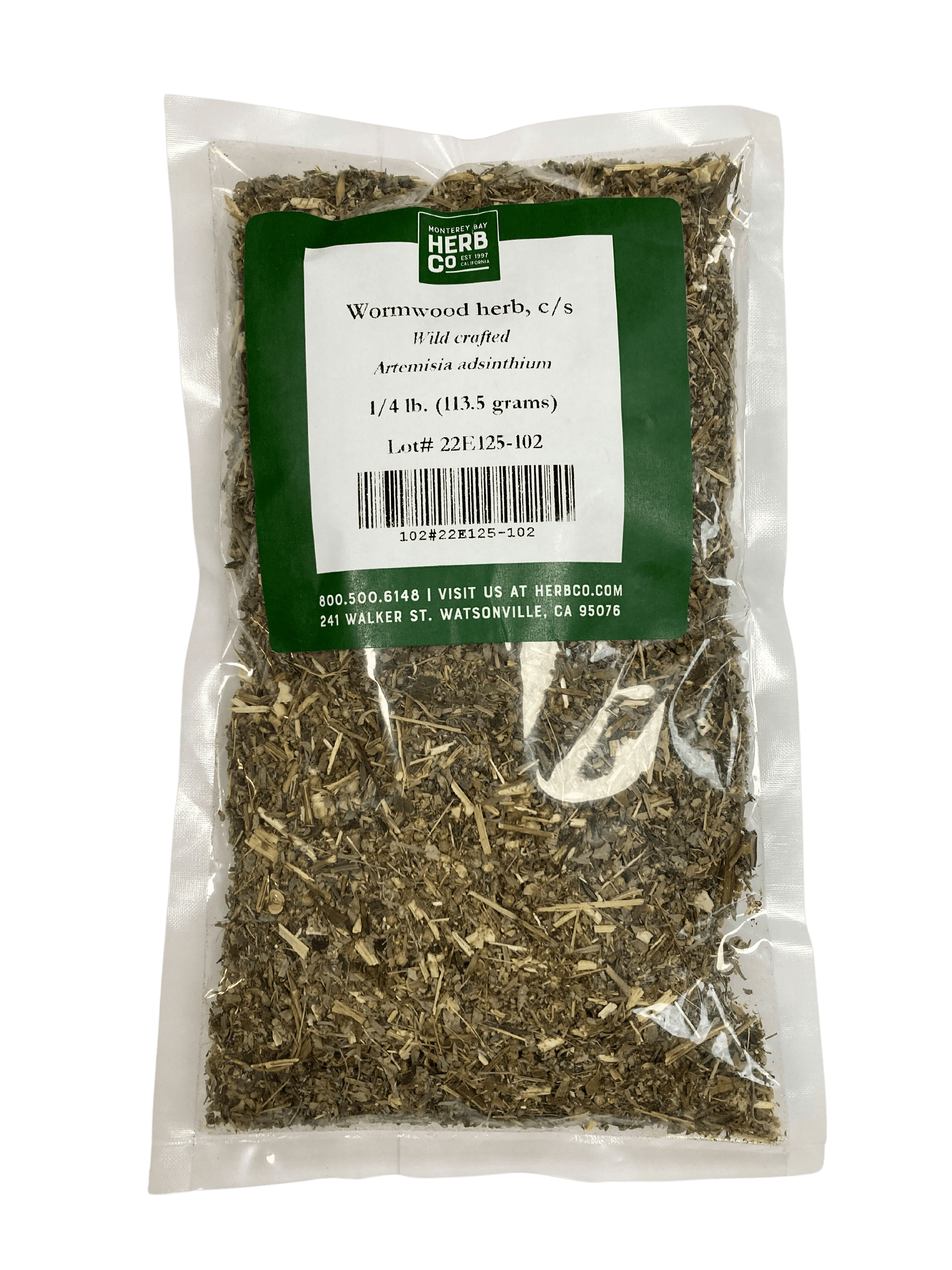 Wormwood Herb, Cut, Sifted, Herbs - Country Life Natural Foods