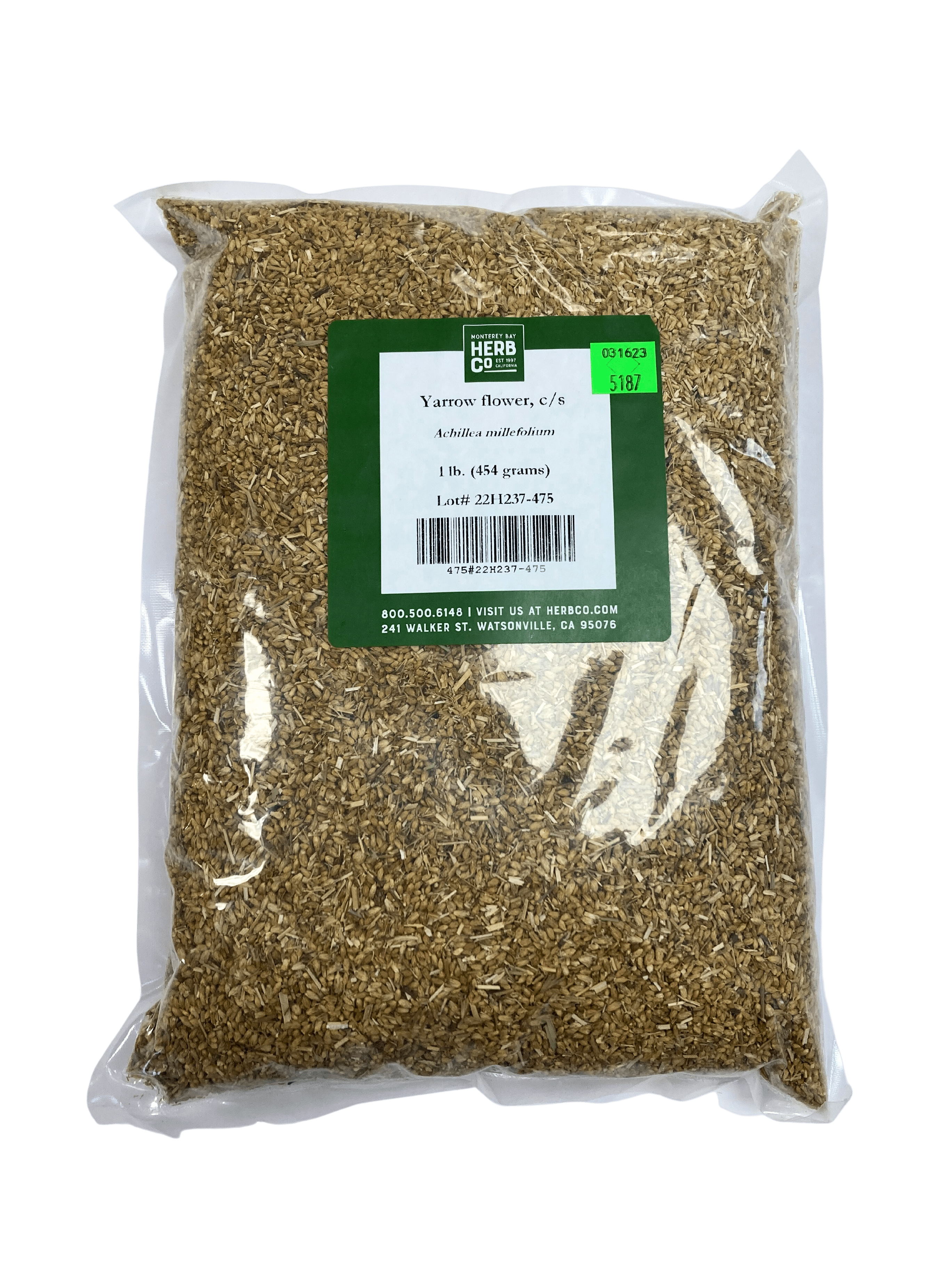 Yarrow Flowers, Cut, Sifted, Herbs - Country Life Natural Foods