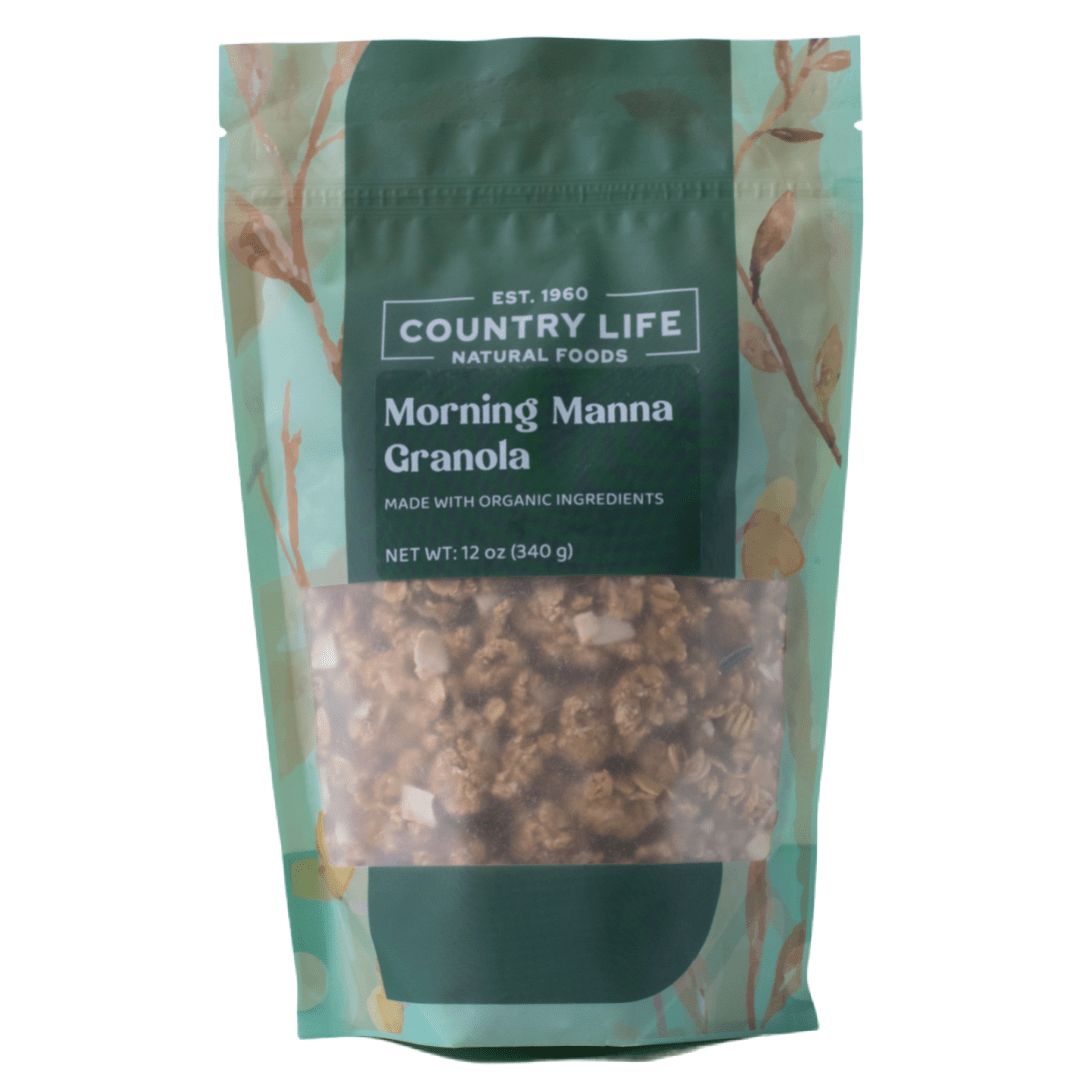 Slow-Baked Morning Manna Granola, Organic, Cereals & Granolas - Country Life Natural Foods