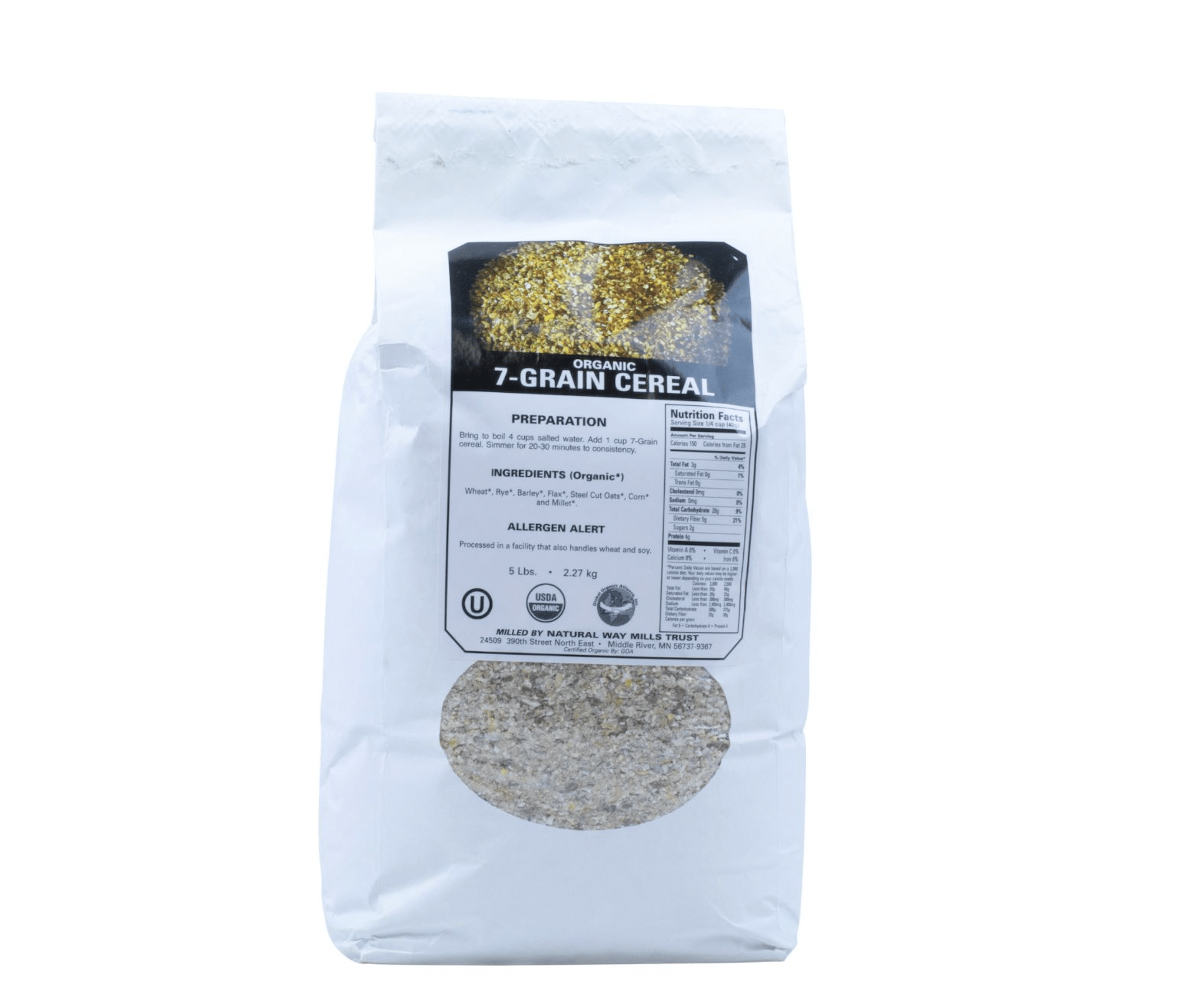 Cereal, Organic, 7-Grain, Cereals & Granolas - Country Life Natural Foods