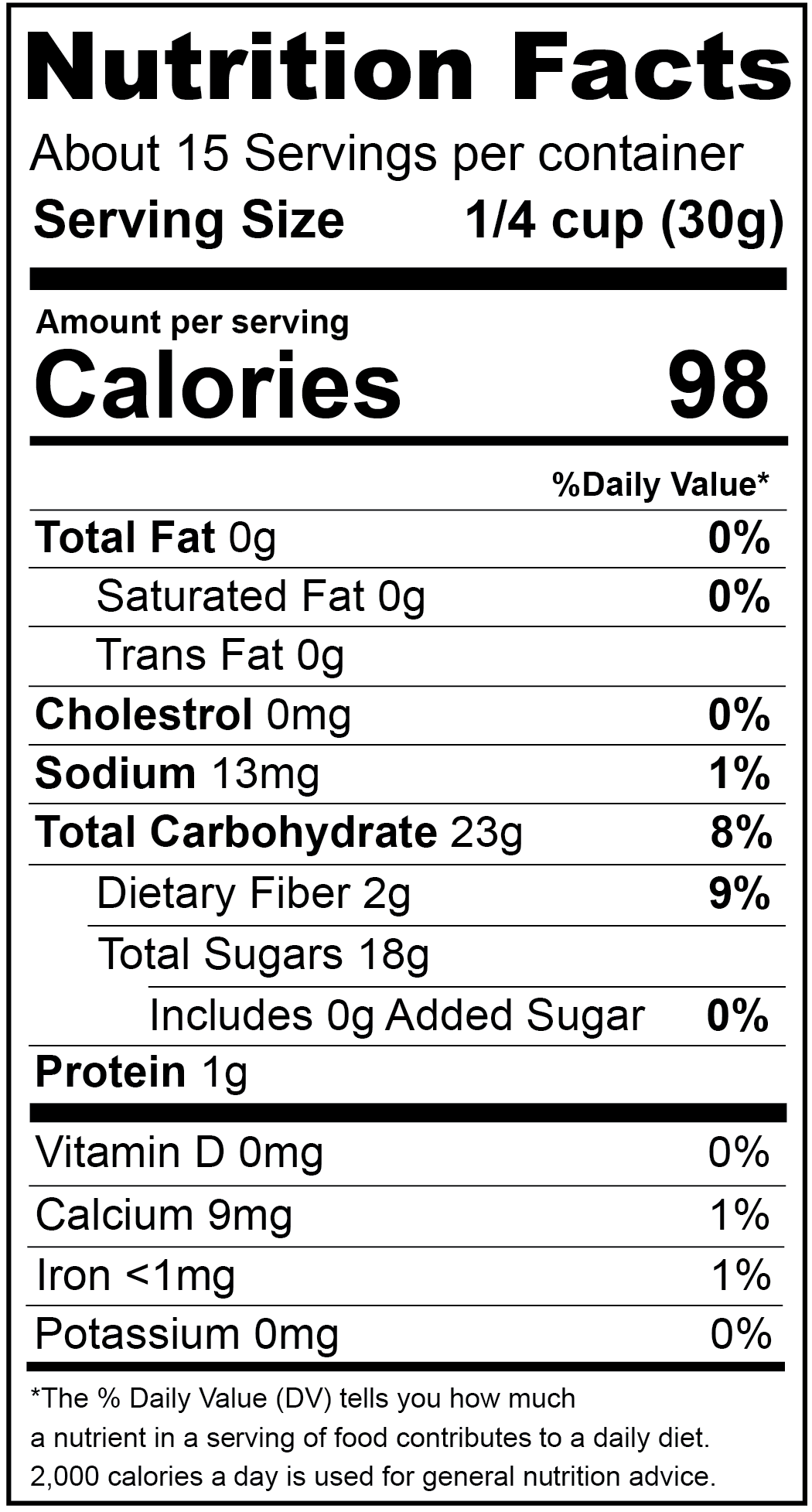 Blueberries, Juice Sweetened, Dried Fruit - Country Life Natural Foods