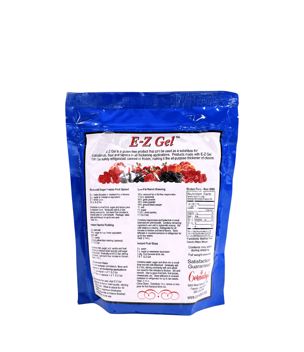 E-Z Gel, Instant Thickener - Country Life Natural Foods