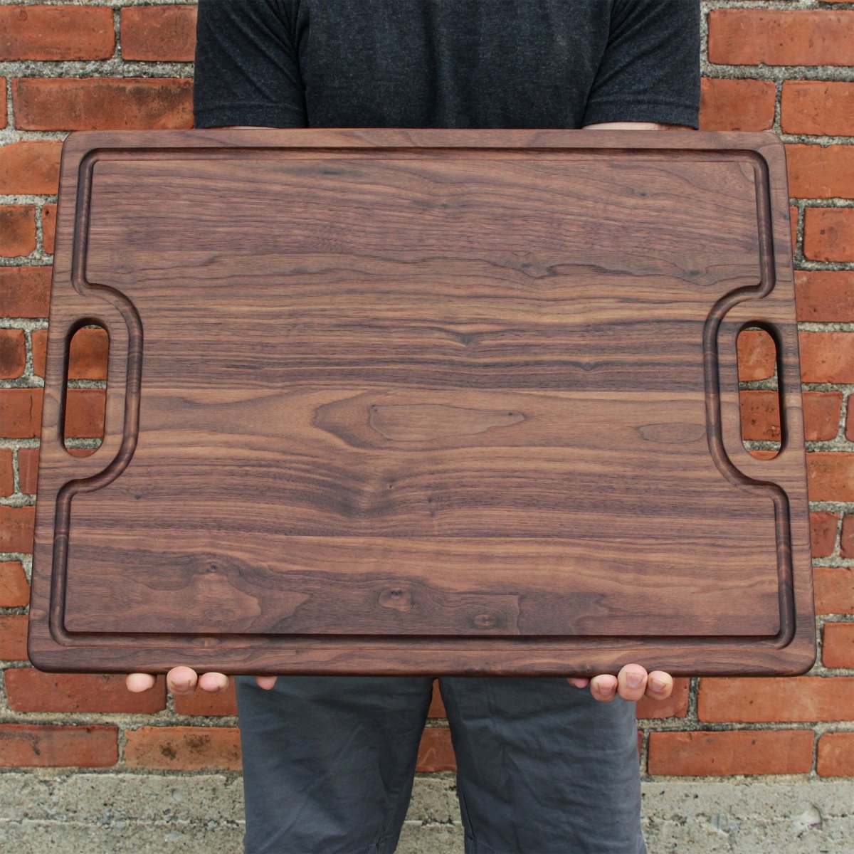 Extra Large Walnut Cutting Board 24" x 18", With Juice Groove, Father's Day Gift, Wedding Gift, Anniversary Gift, 100% Made in the USA, - Country Life Natural Foods
