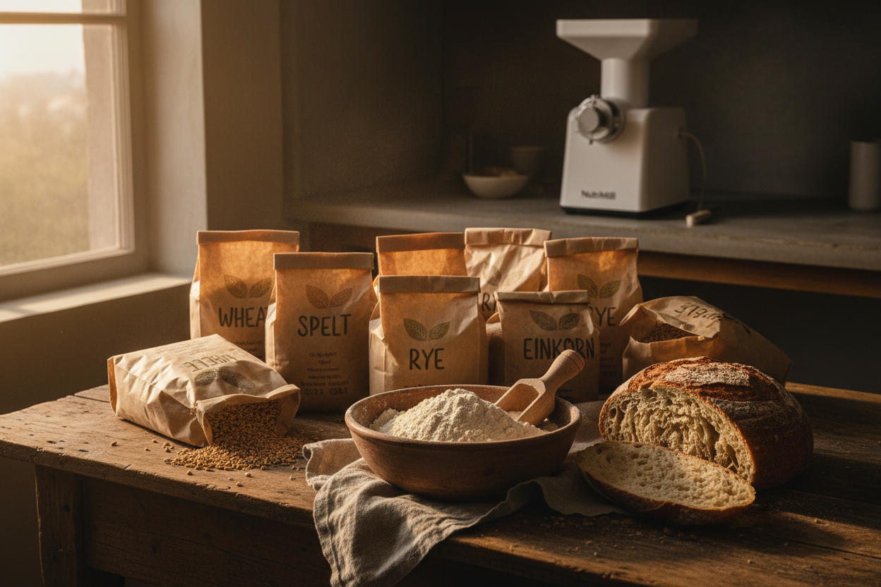 Mill Your Own Flour - Organic Grain Starter Kit
