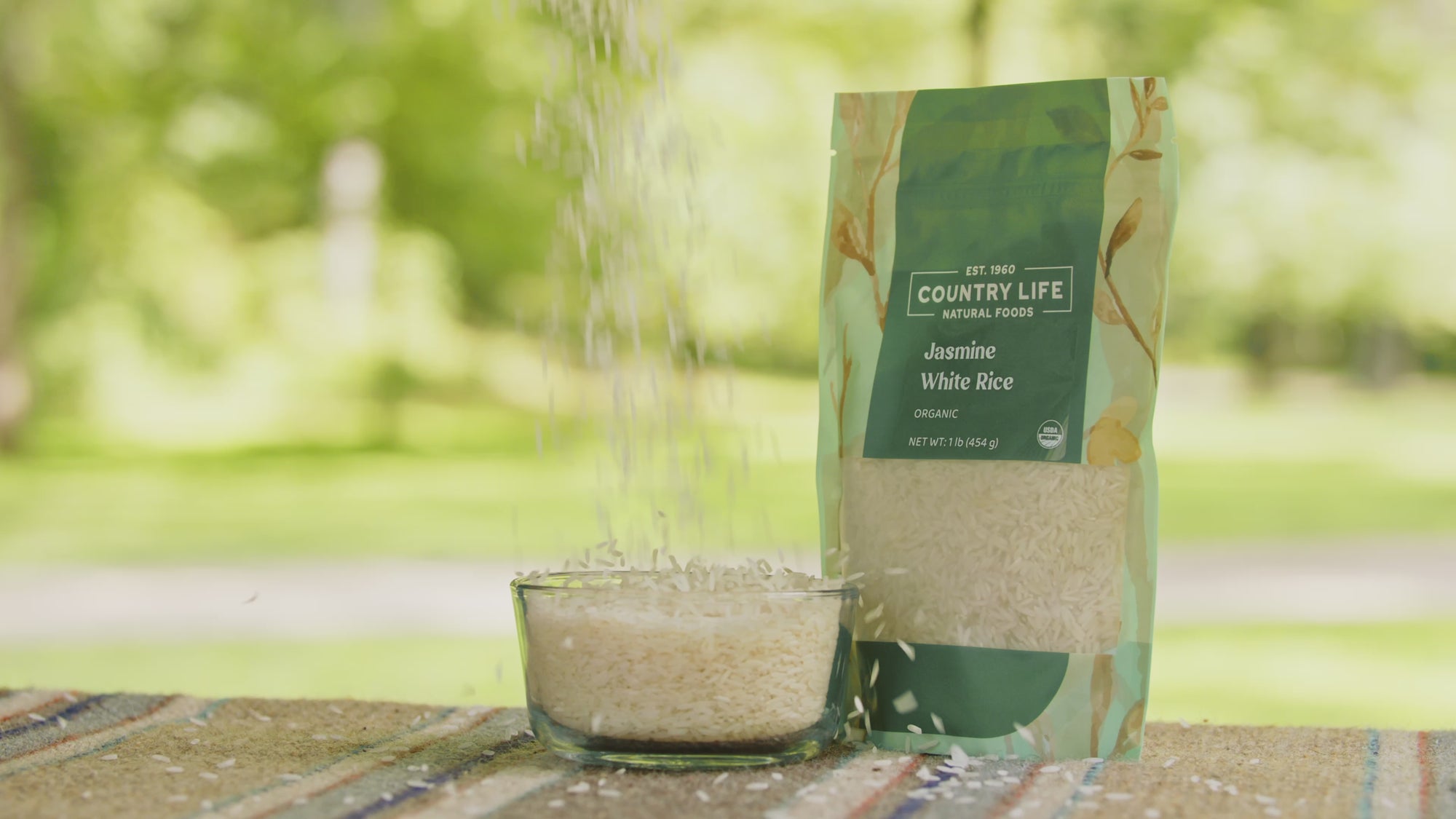 Load and play video in Gallery viewer, Jasmine Rice, White, Organic